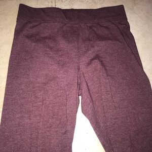 PINK maroon leggings